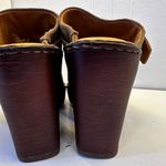 Born BR0036217 Suede Clogs Mules Heels Brown Buckle Size 8M Comfort NEW WITH TAG Photo 5