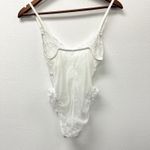 Vintage Cup & Body Lace Sheer Teddy White Size‎ XS/S Photo 5