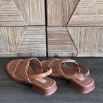Talbots  Womens Brown Leather Sandals Size 8AA Strappy Casual Photo 3