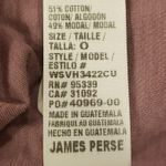 James Perse 💕💕 Long Sleeve Slub Jersey Henley ~ Tyrian 0 NWT Photo 12