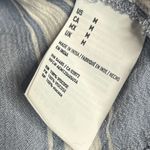 American Eagle  NEW Blue White Stripe Ruffle Lace Up Flare Sleeve Boho Y2K Top M Photo 6