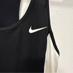 Nike  Pro Dri-Fit Black and White "Swimming" Tank Top Photo 2