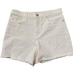 Madewell NWOT High-Rise Denim Shorts in Pure White E8927 - Size 28 Photo 2