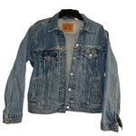 Levi's Denim Ex-boyfriend Trucker Jacket Size M Made in SRI LANKA Photo 0