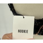 Nookie  Cascade Sequin Crop Top Black Size Large NWT Photo 4