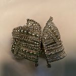 Silver Bead Bracelet, Retro Bracelet, Bead Cuff, Woven Cuff, Bridal Bracelet Photo 3