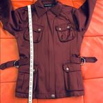 DKNY  JEANS burgundy jacket. EUC Photo 12
