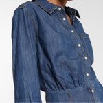 Veronica Beard  Jeans Keston Denim Shirt Dress Size 2 Photo 2