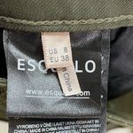 Esqualo Jeans Womens 8 Designer‎ Stretch wax coated green denim Photo 8