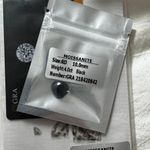 Black moissanite loose gem 4 carat Photo 1