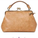 Elle Jae Gypset Tan vegan leather Satchel Nwt fall casual career Photo 2