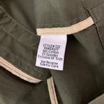 CAbi  Green Military Jacket Small Zip Up Utility Cargo Style Casual Photo 4
