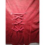 Marc New York  womens large red and black‎ pullover sweatshirt Photo 5