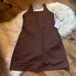 Girlfriend Collective  Tommy Skort Dress In Brown Photo 4