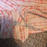 Aerie  White & Coral Striped Shorts XXLTG Extra‎ Extra Large Lounge Casual Photo 3