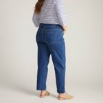 Universal Standard  Etta High Rise Straight Leg Jeans in Aged Indigo Wash Size 10 Photo 2