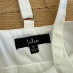 Lulus  - Perfect Sweetheart Ruffled Bow Bustier Sleeveless Cami Top in White Photo 1