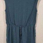 Loft  Sleeveless Waist Teal Mini Dress Photo 0