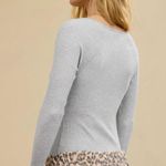 Aerie Long Sleeve Tie Front Bodysuit Photo 1