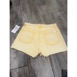 7 For All Mankind  High Rise Yellow Shorts Size 28 Photo 1