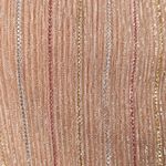 Petal and Pup  Farley Strapless Maxi Dress Rose Gold Stripe Metallic Party Formal Photo 4