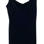 Forever 21 FOREVER 21 Women's Size MEDIUM Crushed Velvet Mini Party Dress Black Bodycon Photo 0