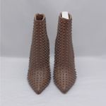 Steve Madden  Vapor Studded Stiletto Ankle Boots Women’s 6 Tan Pointed Toe Glam Photo 2