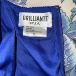 Beautiful Vintage 1980s Brilliante Beaded Mother of the Bride Dress! Blue Size M Photo 5