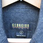 NWT Vintage Black Glitter Denim Jean Jacket Black Photo 7