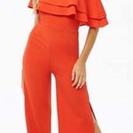 Ruffle Jumpsuit Red Photo 0