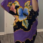 Puri Kencana Vintage Batik Halus Floral Dress Retro Flowing Muumuu Gown Photo 3