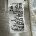 American Apparel  Vintage Women's Size L Silver Shiny Satin Pull On Jogger Shorts Photo 3