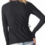 Fabletics Lana Black Cinched Waist Long Sleeve Photo 10