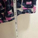 Nic+Zoe Women's M Geometric Print Twist Dress Multicolor Knee Length Sleeveless Photo 6