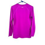 Under Armour  Size Medium Shirt‎ Pink Fuchsia Long Sleeve Heat Gear Semi Fitted Photo 1