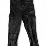 Spanx Black  Leggings Faux Leather Photo 0