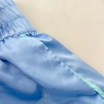 WE Are HAH Satin Boxer High Waist Blue Drawstring Shorts Size XS Photo 4