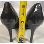 Calvin Klein  Women’s Odette Black High Heel Platform Pump Faux Snakeskin 8.5 Photo 4