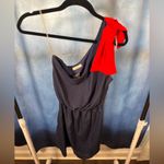 Newbury Kustom One-shoulder Navy and Red Dress Photo 1