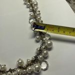 Chloe + Isabel Signed Costume Necklace Chain Faux Pearl Beaded Adjustable Length Photo 8