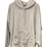 TNA Aritzia Gray Sweatfleece Terry Fleece Boyfriend Fit Hoodie Size XL Photo 0