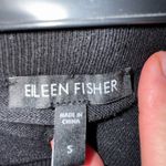 Eileen Fisher  Black Leggings With Ruched Ankle Detail 28” Inseam GUC Photo 3