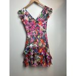 Saloni Catia Ruffle Tiered Mini Dress NWT Sz. 0 Photo 3