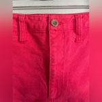Madewell  Emmett Red High Waist Tailored Cotton Shorts Vibrant Style Sz 30 Photo 2