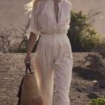 💕DOEN💕 Louvre Pant ~ High Waisted Pleated Ankle Pants Salt White 10 NWT Photo 4