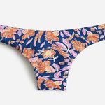 J.Crew Curved Waist Cheeky Bikini Bottom in Gathered Floral Block Print size 3X Photo 0
