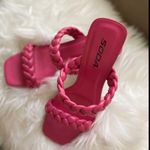 Soda Braided Square Heels Photo 2