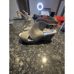 Dansko  Vanda 1701797200 Grey Leather Buckle Wedge Heels Shoes Size 38 US 7.5-8 Photo 1