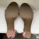 Worthington NWOT Floral Heels Ankle‎ Strap Open Toes Size 9.5 Photo 4