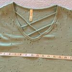 Orange Creek New without tags, , T-shirt with holes and cross neckline, Mint Photo 6